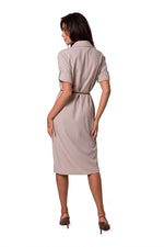 Dagskjole BeWear til dame fra MS StyleHaven, laget av polyester, farge Grønn, størrelse L, med 45720 ermer, perfekt til dress