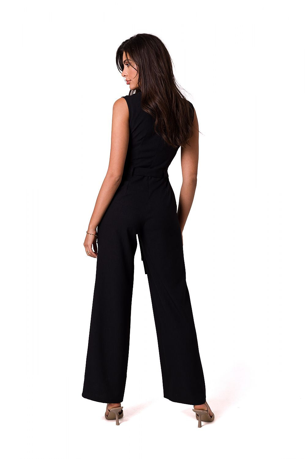 Ermeløs Jumpsuit - BeWear til dame fra MS StyleHaven, laget av polyester, farge Grønn, størrelse s, med sleeveless ermer, perfekt til dress