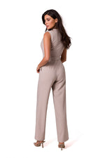 Ermeløs Jumpsuit - BeWear til dame fra MS StyleHaven, laget av polyester, farge Grønn, størrelse L, med sleeveless ermer, perfekt til dress