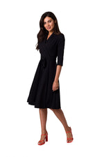 Dagskjole BeWear til dame fra MS StyleHaven, laget av polyester, farge Rosa, størrelse XXL, med long ermer, perfekt til dress