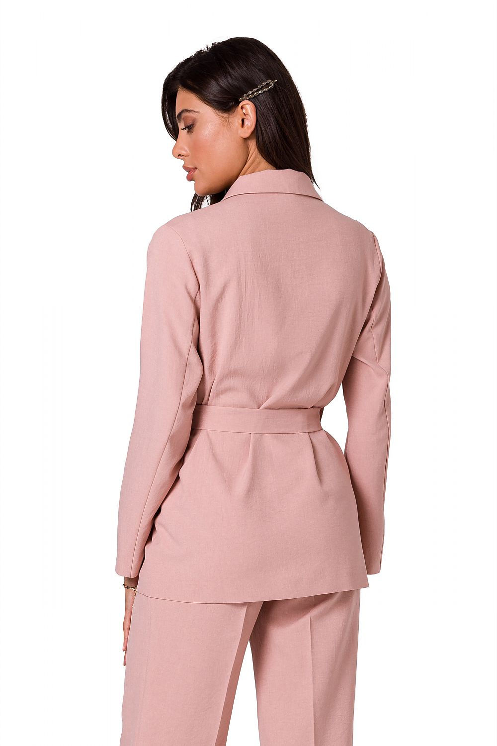 BeWear lett sommerjakke til dame fra MS StyleHaven, laget av polyester, farge Rosa, størrelse s, med long ermer, perfekt til dress