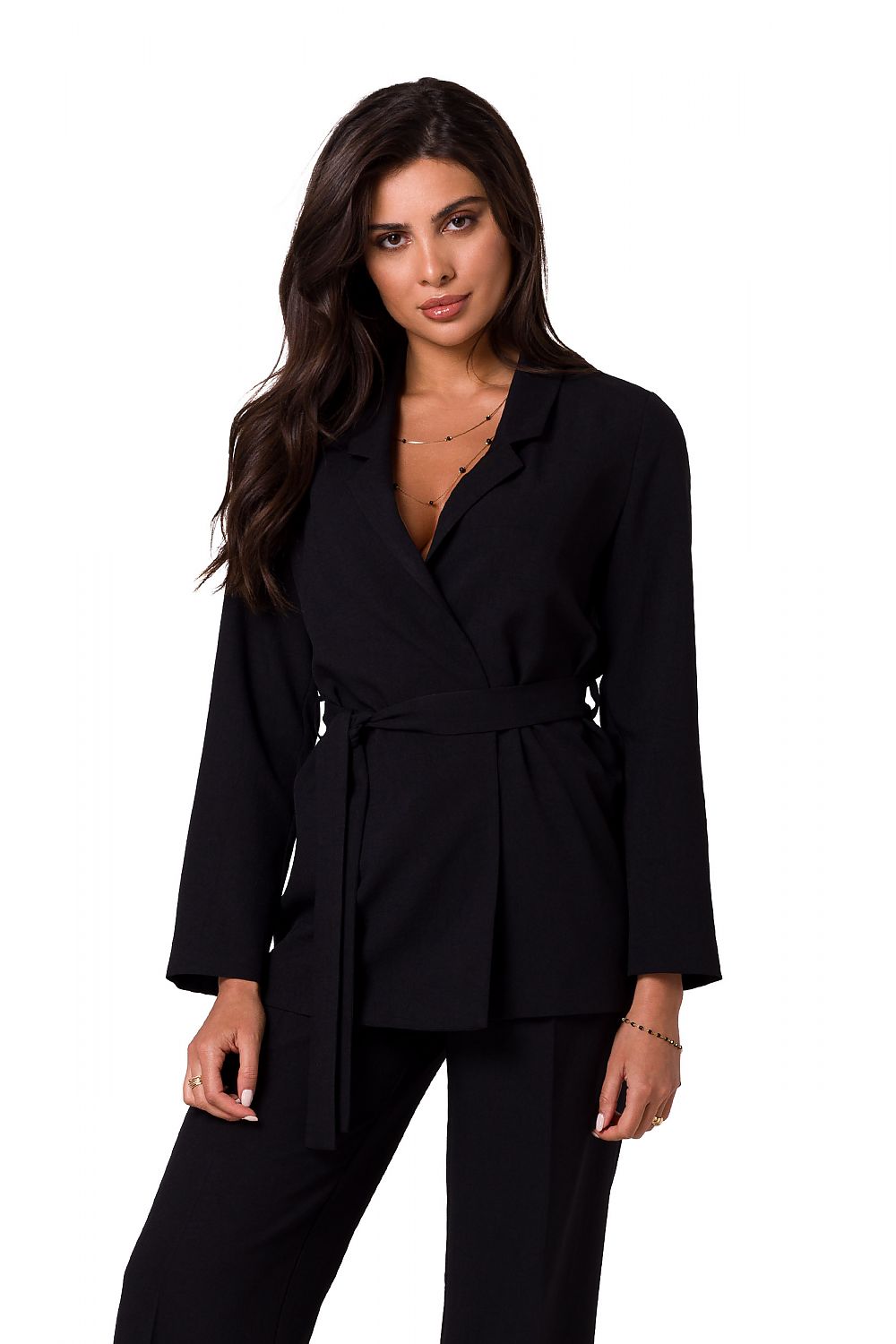 BeWear lett sommerjakke til dame fra MS StyleHaven, laget av polyester, farge Rosa, størrelse XXL, med long ermer, perfekt til dress