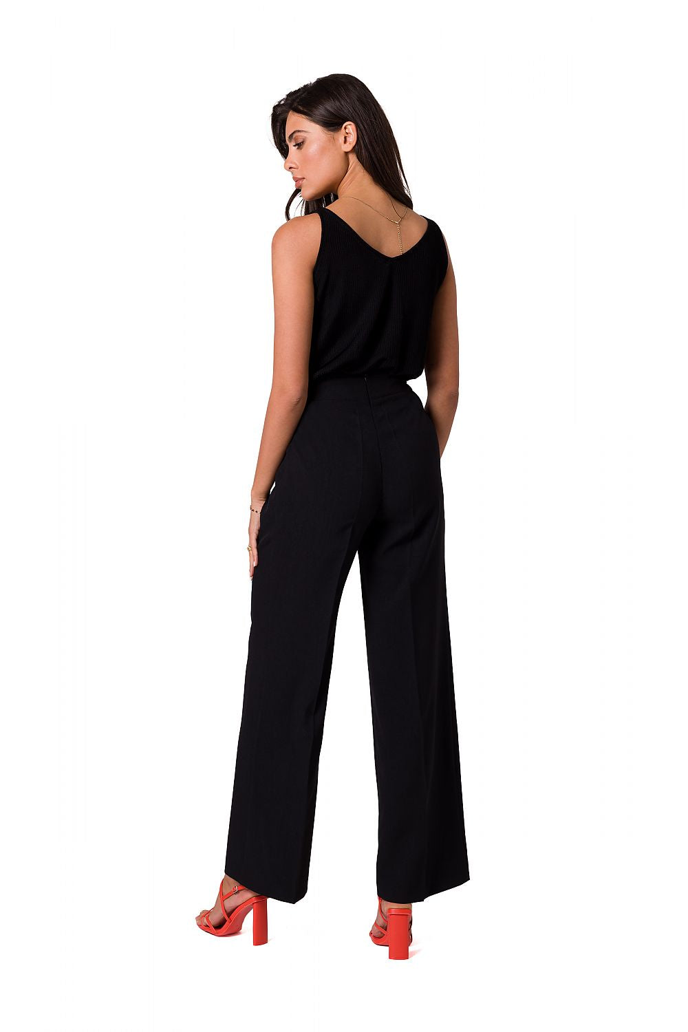 Golden Touch - elegante lette bukser - BeWear til dame fra MS StyleHaven, laget av polyester, farge Rosa, størrelse L, med long ermer, perfekt til dress