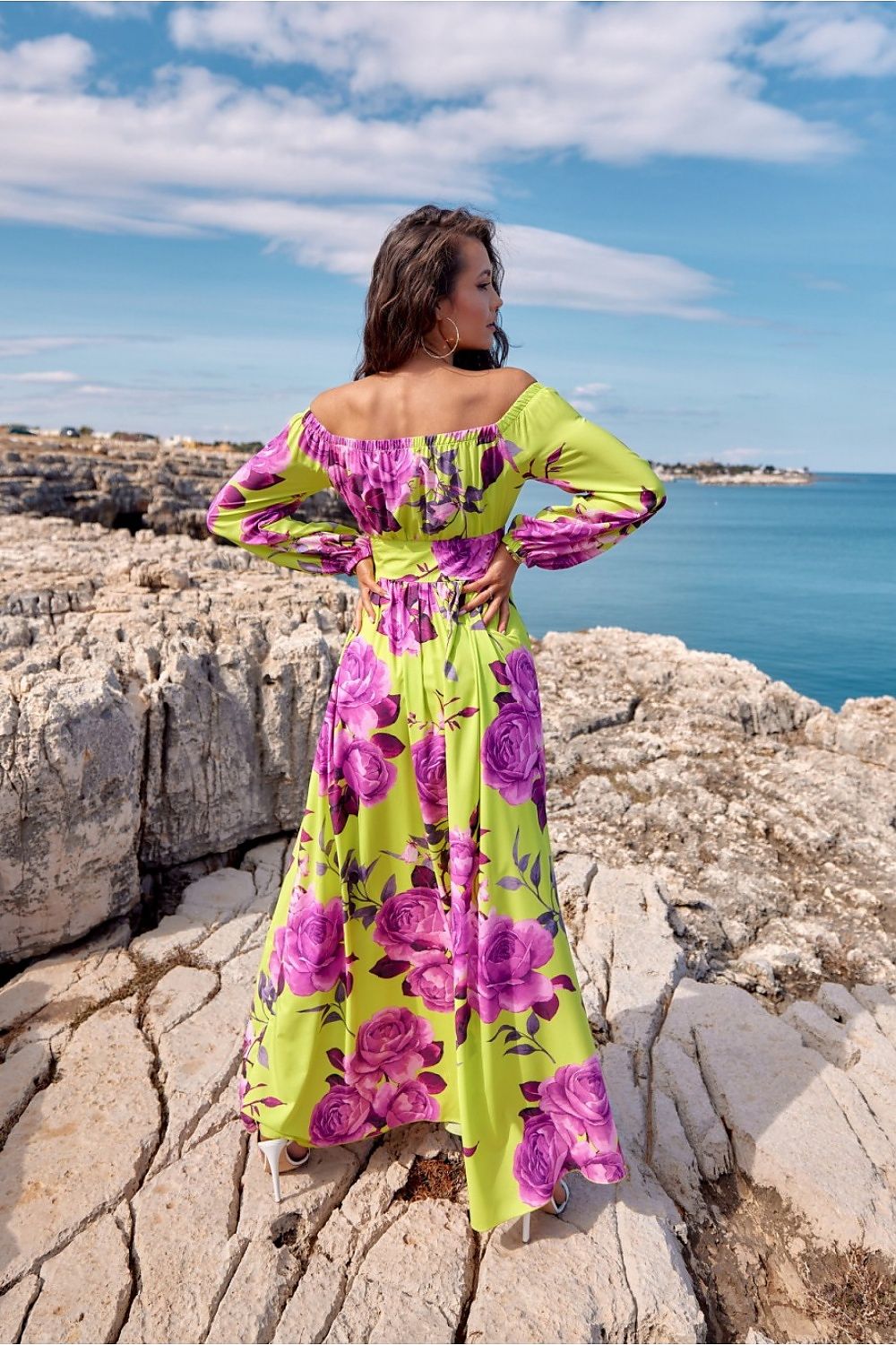 Maxi Elegance – Roco Fashion Spansk Maxikjole fra MS StyleHaven, størrelse 36, med long, bukselengde long, kjolelengde maxi, kjolestil sheath; mermaid; a-line; caftan; slip