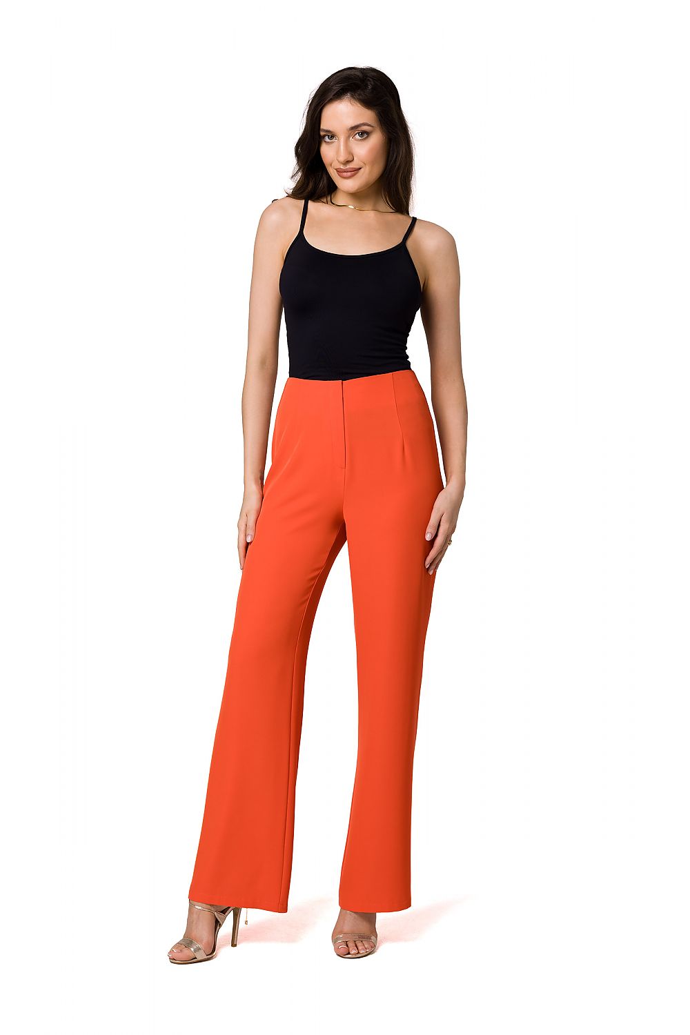 Power Elegance – Skreddersydde satengbukser - Makover til dame fra MS StyleHaven, laget av polyester, farge Grønn, størrelse XXL, med long ermer