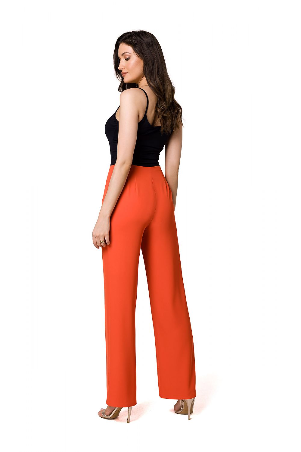 Power Elegance – Skreddersydde satengbukser - Makover til dame fra MS StyleHaven, laget av polyester, farge Fiolett, størrelse s, med long ermer
