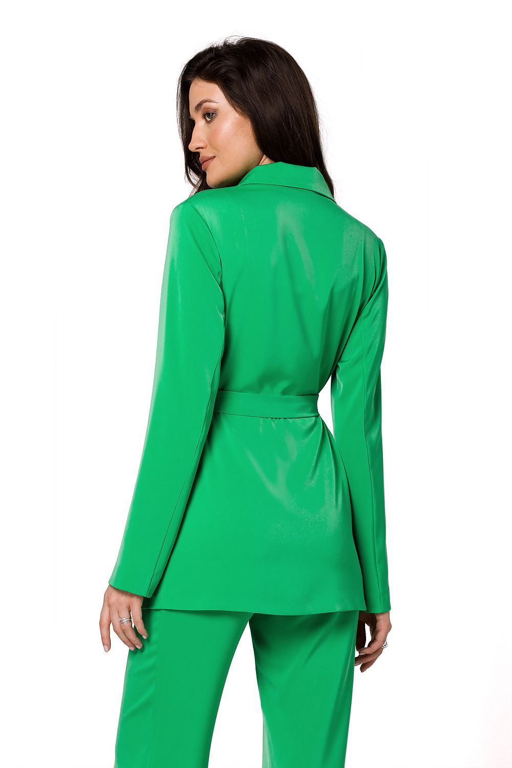 Jakke Makover til dame fra MS StyleHaven, laget av polyester, farge Grønn, størrelse L, med long ermer