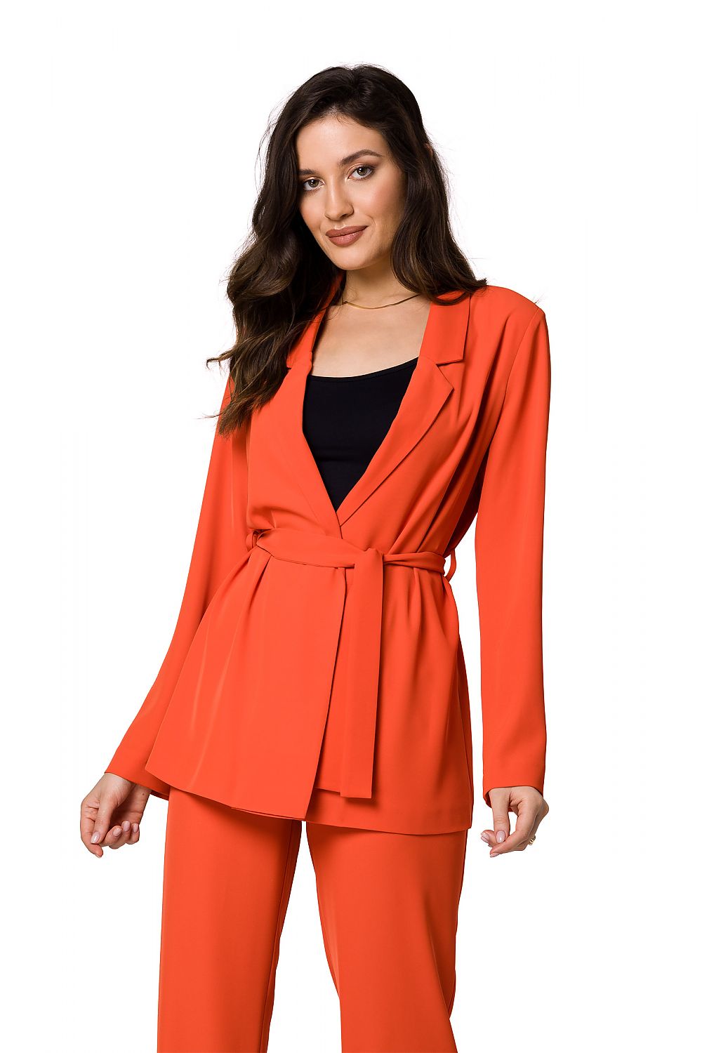 Jakke Makover til dame fra MS StyleHaven, laget av polyester, farge Fiolett, størrelse M, med long ermer