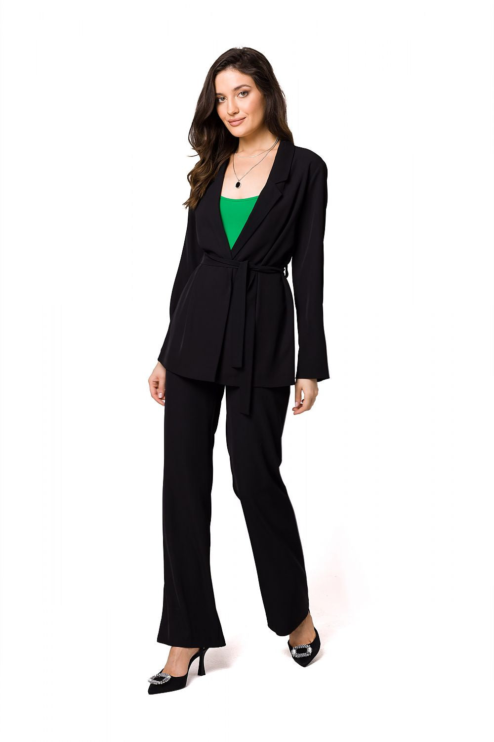 Jakke Makover til dame fra MS StyleHaven, laget av polyester, farge Oransje, størrelse s, med long ermer