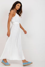Dagkjole Och Bella til dame fra MS StyleHaven, laget av polyester, farge beige, størrelse L, med strapless ermer