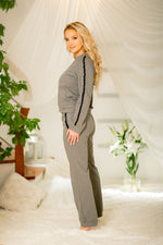 Antao Boho Sweatshirt fra Kalimo til dame fra MS StyleHaven, laget av Elastan; Bomull, farge Svart, størrelse L, med long; 3-4 ermer, perfekt til casual; dress