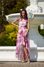 Elegant cocktailkjole med flatterende passform-  Roco Fashion fra MS StyleHaven, størrelse 36, med sleeveless, bukselengde long, kjolelengde maxi, kjolestil sheath; a-line