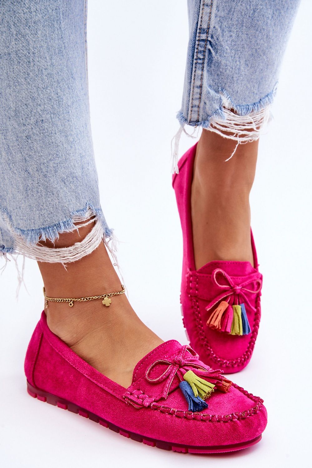 Mocassin Step in Style til dame fra MS StyleHaven, laget av polyester, farge Grå, størrelse 39, med long ermer, perfekt til casual