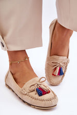 Mocassin Step in Style til dame fra MS StyleHaven, laget av polyester, farge Rosa, størrelse 36, med long ermer, perfekt til casual