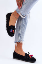 Mocassin Step in Style til dame fra MS StyleHaven, laget av polyester, farge Rosa, størrelse 41, med long ermer, perfekt til casual