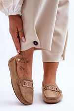 Mocassin Step in Style til dame fra MS StyleHaven, laget av polyester, farge Svart, størrelse 36, med long ermer, perfekt til casual; dress
