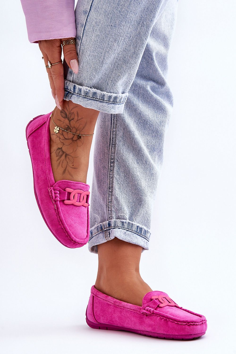 Mocassin Step in Style til dame fra MS StyleHaven, laget av polyester, farge Svart, størrelse 40, med long ermer, perfekt til casual; dress
