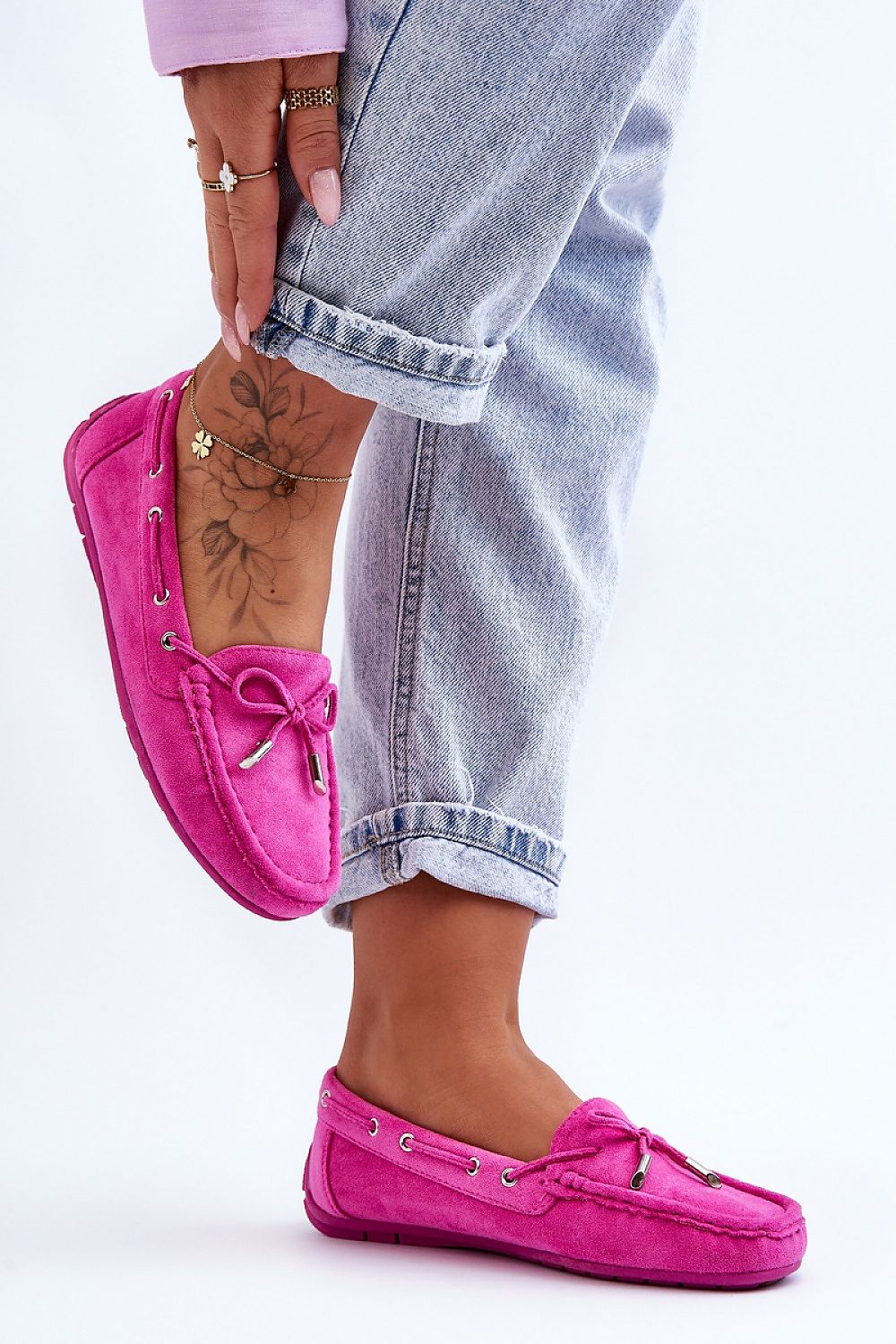 Mocassin Step in Style til dame fra MS StyleHaven, laget av polyester, farge Brun, størrelse 37, med 45720 ermer, perfekt til casual