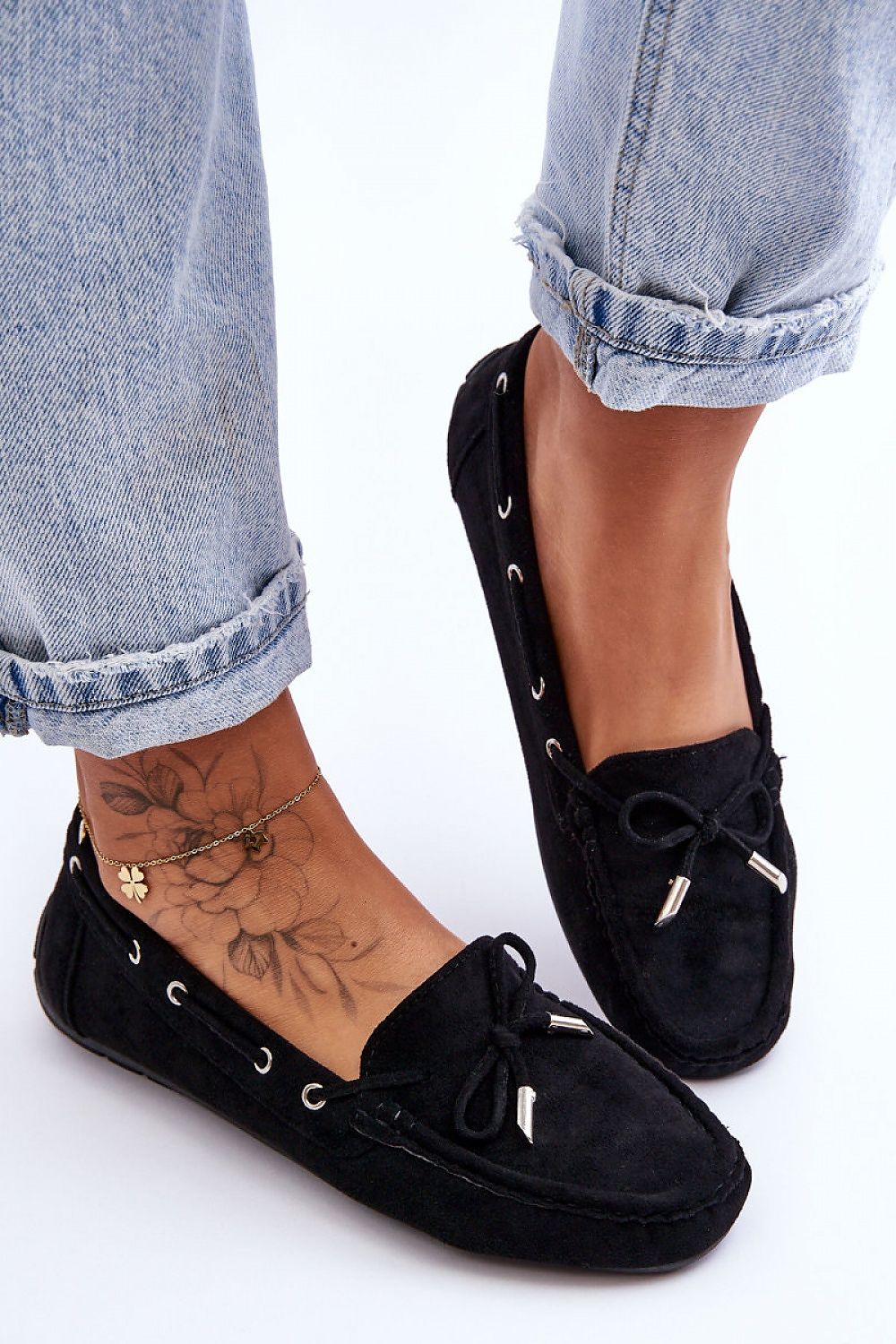 Mocassin Step in Style til dame fra MS StyleHaven, laget av polyester, farge Brun, størrelse 39, med 45720 ermer, perfekt til casual