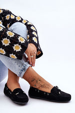 Mocassin Step in Style til dame fra MS StyleHaven, laget av polyester, farge Brun, størrelse 41, med 45720 ermer, perfekt til casual