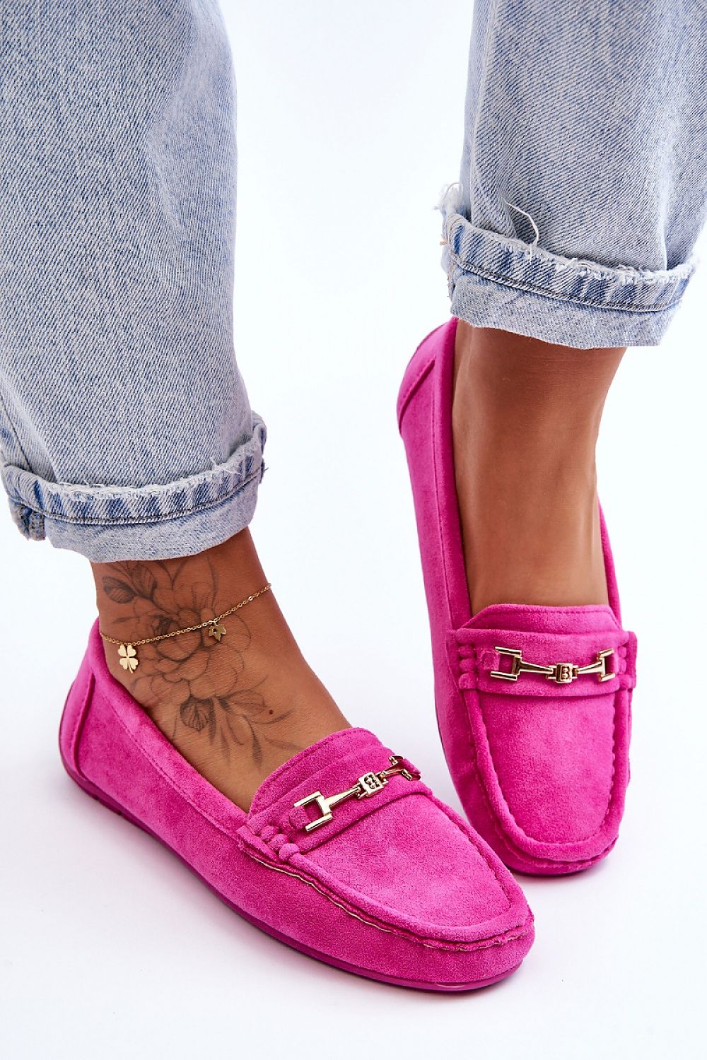 Mocassin Step in Style til dame fra MS StyleHaven, laget av polyester, farge beige, størrelse 40, med long ermer, perfekt til casual; dress