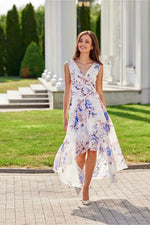 Elegant cocktailkjole med flatterende passform-  Roco Fashion fra MS StyleHaven, størrelse 40, med sleeveless, bukselengde long, kjolelengde maxi, kjolestil sheath; a-line