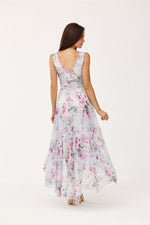 Elegant cocktailkjole med flatterende passform-  Roco Fashion fra MS StyleHaven, størrelse 40, med sleeveless, bukselengde long, kjolelengde maxi, kjolestil sheath; a-line