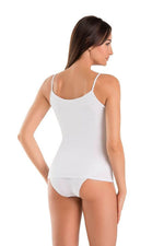 Bomullstopp for kvinner - Teyli til dame fra MS StyleHaven, laget av Elastan; Bomull, farge Svart, størrelse L, med sleeveless; strapless ermer, perfekt til casual; dress