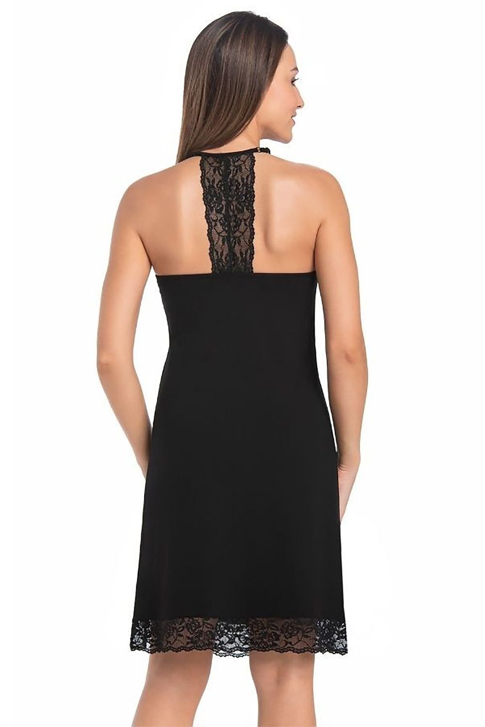 Teyli Dame Chemise til dame fra MS StyleHaven, laget av Elastan; Viskose, farge beige, størrelse XXL, med sleeveless ermer, perfekt til casual; dress