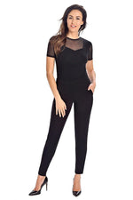 Teyli Shapewear Bodysuit – Sort til dame fra MS StyleHaven, laget av Elastan; Viskose, farge Rød, størrelse S, med long ermer, perfekt til casual; dress
