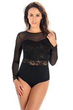 Blondebody med Shaping Panty Part -Teyli til dame fra MS StyleHaven, laget av Elastan; polyester, farge Rød, størrelse S, med cap; short ermer, perfekt til casual; dress