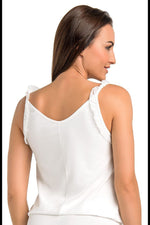 Nattkjole - Teyli til dame fra MS StyleHaven, laget av Elastan; Viskose, farge Grå, størrelse XXL, med sleeveless ermer, perfekt til casual; dress