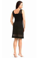 Teyli Betti Nattkjole – Elegant Komfort for Sommernetter til dame fra MS StyleHaven, laget av Elastan; Viskose, farge Blå, størrelse S, med sleeveless ermer, perfekt til casual; dress