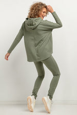 Lange leggings Tessita til dame fra MS StyleHaven; laget av Bomull; polyester; farge GrÃ¸nn; stÃ¸rrelse s; med 45720 ermer; perfekt til casual