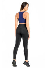 Lange sports leggings - Teyli til dame fra MS StyleHaven, laget av Polyamid; Elastan, farge beige, størrelse S, med long ermer, perfekt til casual; dress
