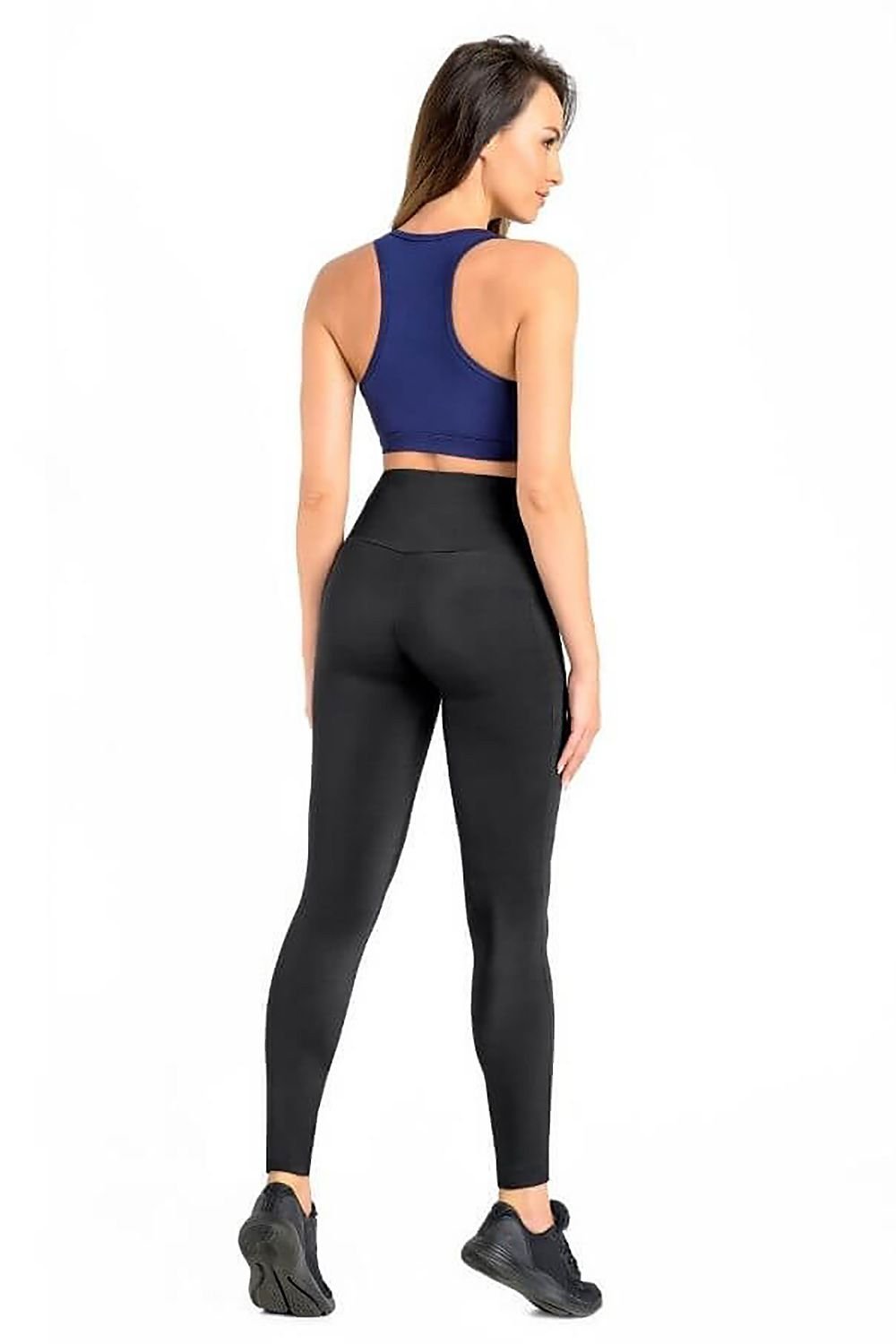 Lange sports leggings - Teyli til dame fra MS StyleHaven, laget av Polyamid; Elastan, farge beige, størrelse S, med long ermer, perfekt til casual; dress