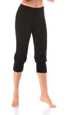 Teyli korte leggings til dame fra MS StyleHaven, laget av Bomull; Elastan, farge beige, størrelse XS, med long ermer, bukselengde knee, perfekt til casual; dress