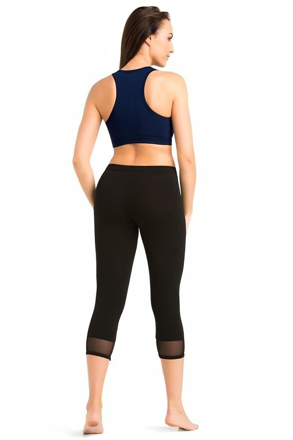 Teyli Short Cotton Leggings til dame fra MS StyleHaven, laget av Bomull; Elastan, farge beige, størrelse S, med long ermer, perfekt til casual; dress