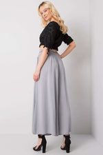 Damebukser Och Bella til dame fra MS StyleHaven, laget av Viskose, farge Grå, størrelse s, med strapless ermer