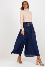 Damebukser Och Bella til dame fra MS StyleHaven, laget av Viskose, farge Marineblå, størrelse s, med strapless ermer