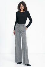 Bukser Nife til dame fra MS StyleHaven, laget av polyester; Viskose, farge Svart, størrelse 36, med long ermer, perfekt til casual; dress
