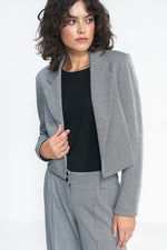 Jakke Nife til dame fra MS StyleHaven, laget av polyester; Viskose, farge Svart, størrelse 38, med long ermer, perfekt til casual; dress