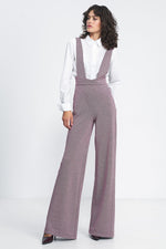 Jumpsuit Nife til dame fra MS StyleHaven, laget av polyester; Viskose, farge Rød, størrelse 36, med sleeveless ermer, perfekt til casual; dress