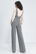 Jumpsuit Nife til dame fra MS StyleHaven, laget av polyester; Viskose, farge Svart, størrelse 36, med sleeveless ermer, perfekt til casual; dress