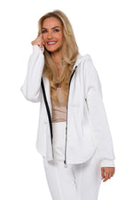 Strikket Genser - Moe til dame fra MS StyleHaven, laget av polyester, farge beige, størrelse L/XL, med long ermer, perfekt til dress