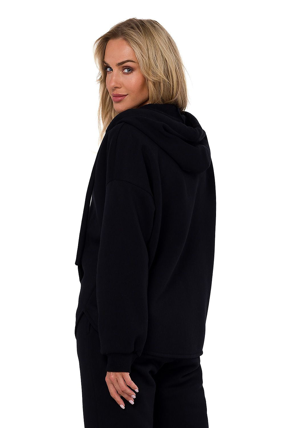 Strikket Genser - Moe til dame fra MS StyleHaven, laget av polyester, farge Grønn, størrelse S/M, med long ermer, perfekt til dress