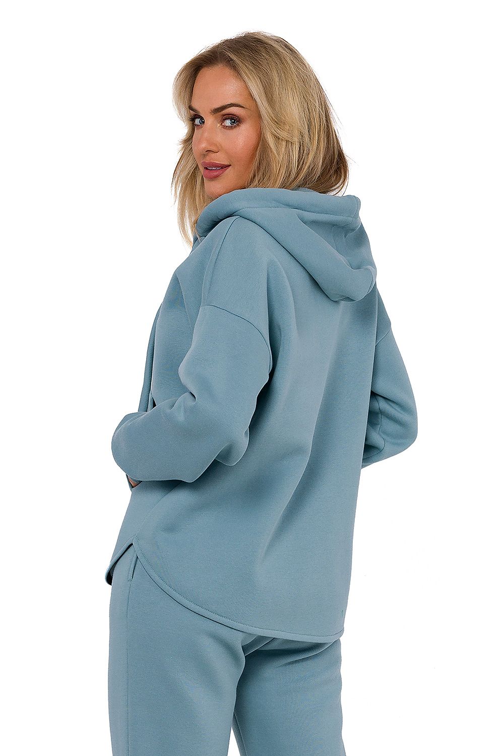 Strikket Genser - Moe til dame fra MS StyleHaven, laget av polyester, farge Grønn, størrelse 2XL/3XL, med long ermer, perfekt til dress