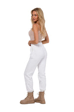 Treningsbukse - Moe til dame fra MS StyleHaven, laget av Bomull; polyester, farge Rosa, størrelse L, med long ermer, perfekt til dress