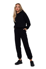 Genser Moe til dame fra MS StyleHaven, laget av polyester, farge Svart, størrelse L/XL, med long ermer, perfekt til dress