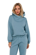 Genser Moe til dame fra MS StyleHaven, laget av polyester, farge Grønn 2, størrelse S/M, med long ermer, perfekt til dress